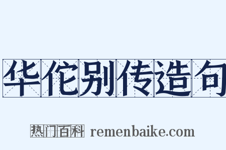华佗别传造句是什么意思的图片